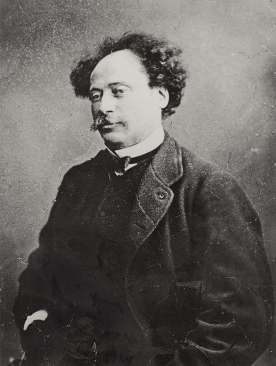 Alexandre Dumas Fils by French Photographer